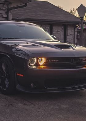 Black Dodge Challenger RT