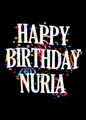 Happy Birthday Nuria