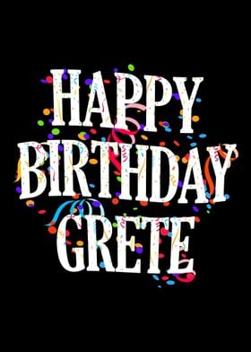 Happy Birthday Grete