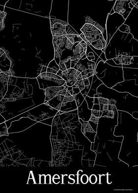 Amersfoort Black Map