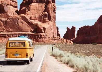 Colorado road trip VW Van