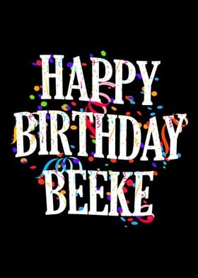 Happy Birthday Beeke