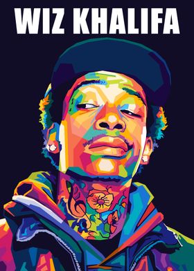 Wiz Khalifa Pop Art