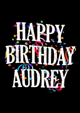 Happy Birthday Audrey