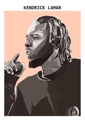 Kendrick Lamar Wpap Art