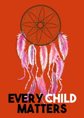 Every Child Matters Bring Them All Home Orange Handprint Poster