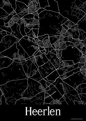 Heerlen Black Map