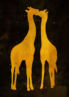 Giraffe Couple