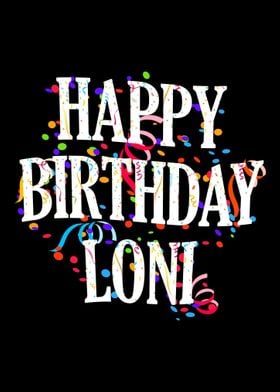 Happy Birthday Loni