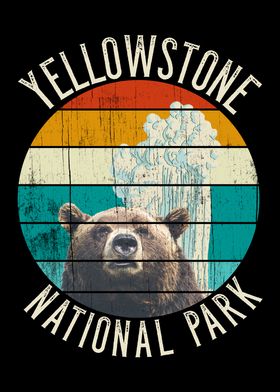 Yellowstone Grizzly Geyser