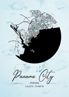 Panama City Alpha Watercol