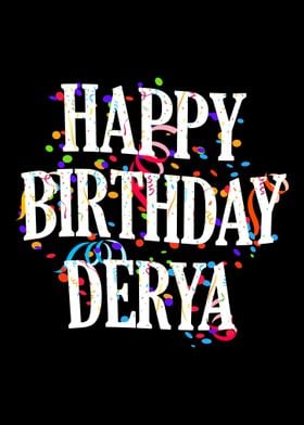 Happy Birthday Derya