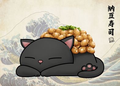 Natto Sushi Cat