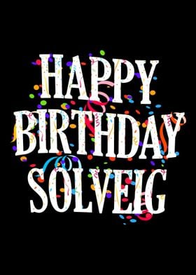 Happy Birthday Solveig