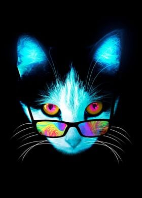 Neon Cat