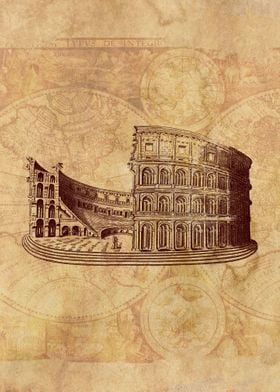 The Colosseum Wall Decor