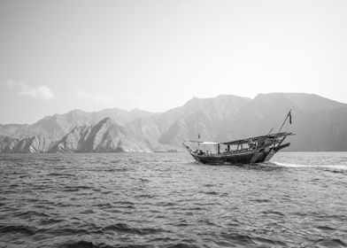 Omani Dow sailing