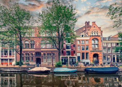 Amsterdam In The Evening