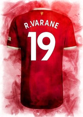 Varane Man Utd Home Kit