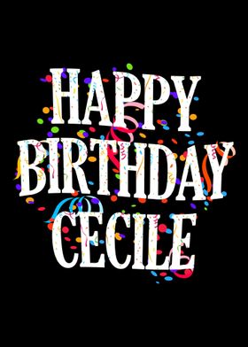 Happy Birthday Cecile