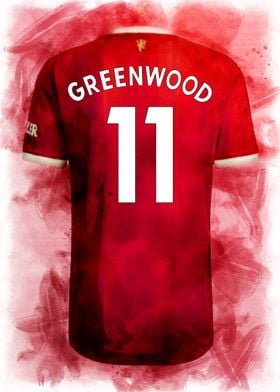 Greenwood Man Utd Home Kit