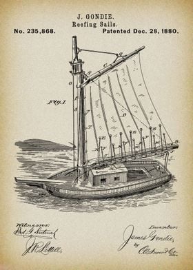 Reefing Sails Patent