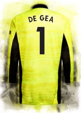 De Gea Man Utd Home Kit