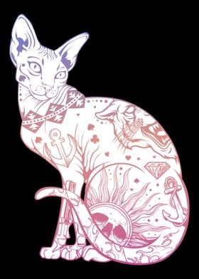 Sphynx Cat Kitten Wicca