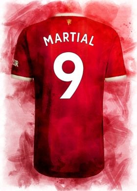 Martial Man Utd Home Kit