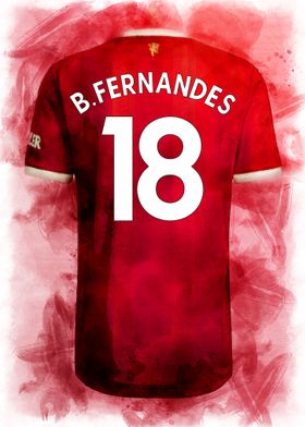 Fernandes Man Utd Home Kit