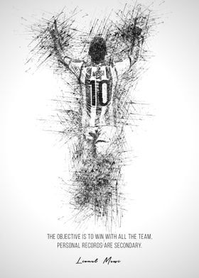 Lionel Messi' Poster by Frankie RT, Displate