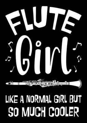 School Marching Band Flute