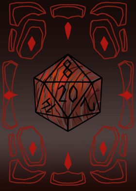 Red D20
