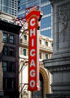 Chicago Theatre Marquee