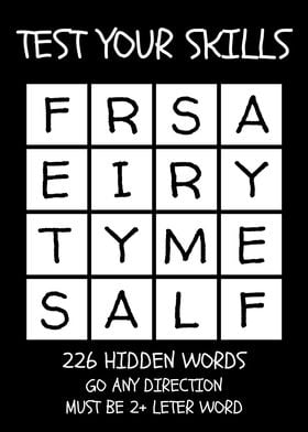 Word Game Poster 10