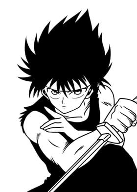 'Hiei' Poster by G Design | Displate