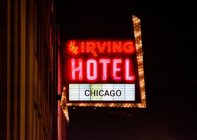 Lost Irving Hotel Sign