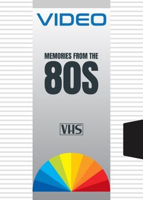 VHS Tape Retro 80s