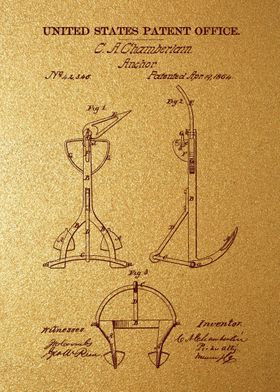 15 Old Anchor Patent 1864