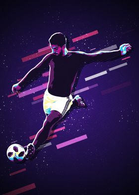 Luis Suarez Football Retro