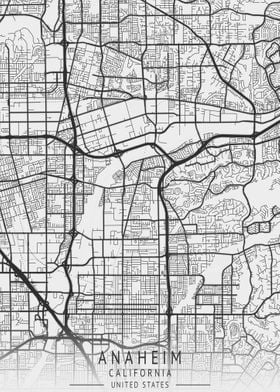 Anaheim California MAP