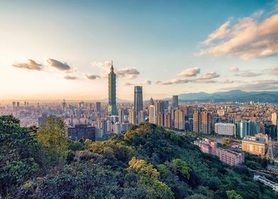 Evening in Taipei