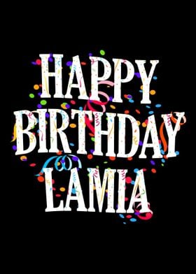 Happy Birthday Lamia