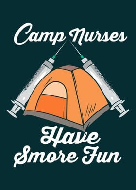 Camp Nurses Smore Fun