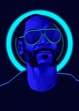 Snoop Dogg Neon Rapper