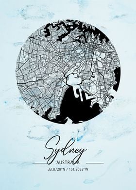 Sydney Alpha Watercolor Ma