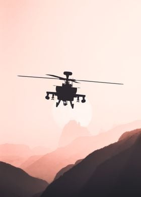 Apache attack helicopter