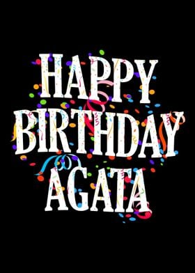 Happy Birthday Agata