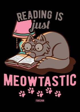 read book cat pet catlover