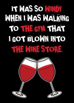 Windy Gym Wine Lover Gift